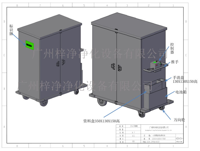 一次性物品電動轉(zhuǎn)運車設計方案圖